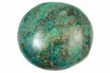 Polished Chrysocolla and Malachite Stone - Peru #250344-1